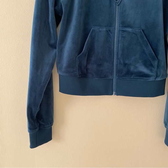 Guess Teal Velour Jacket - Picture 7 of 10